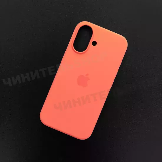 Чехол iPhone 16 Silicone Case (MagSafe + Camera Control) Tangerine
