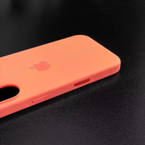 Чехол iPhone 16 Silicone Case (MagSafe + Camera Control) Tangerine
