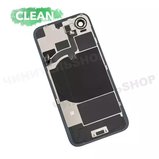 Задняя крышка iPhone 16e со шлейфом (Black)