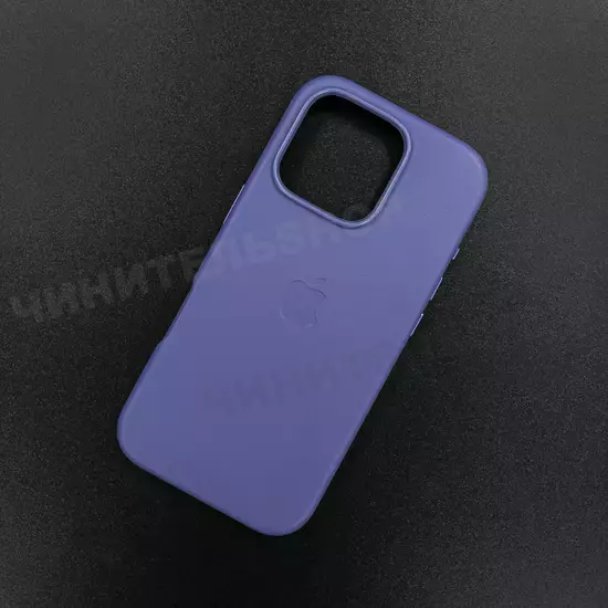 Чехол iPhone 16 Pro Leather Case (MagSafe) Lavender