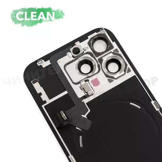 Задняя крышка iPhone 16 Pro Max Оригинал с разбора Со шлейфом (Clean)