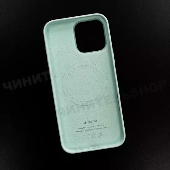 Чехол iPhone 16 Pro Max Silicone Case (MagSafe + Camera Control) Aquamarine