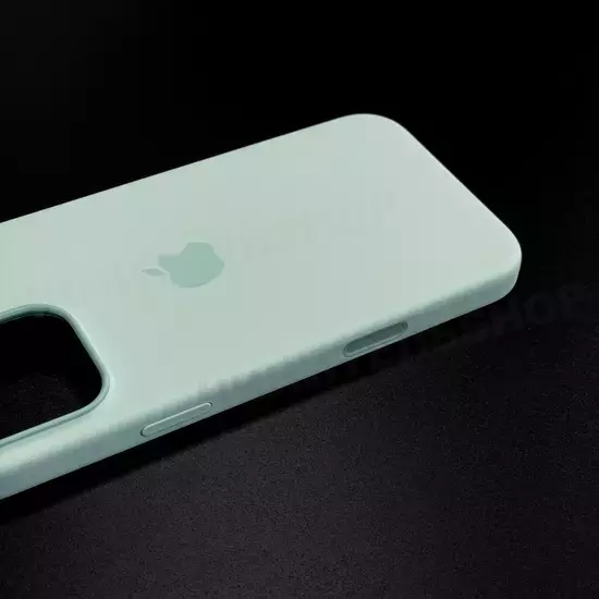 Чехол iPhone 16 Pro Silicone Case (MagSafe + Camera Control) Aquamarine