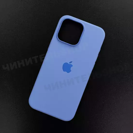 Чехол iPhone 16 Pro Silicone Case (MagSafe + Camera Control) Periwinkle