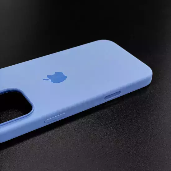 Чехол iPhone 16 Pro Max Silicone Case (MagSafe + Camera Control) Periwinkle