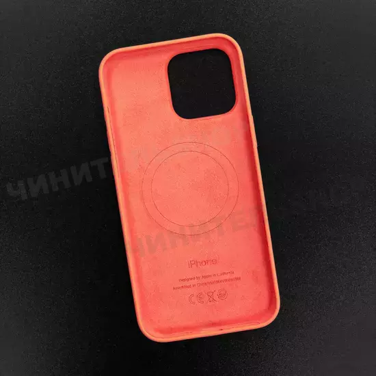 Чехол iPhone 16 Pro Silicone Case (MagSafe + Camera Control) Tangerine