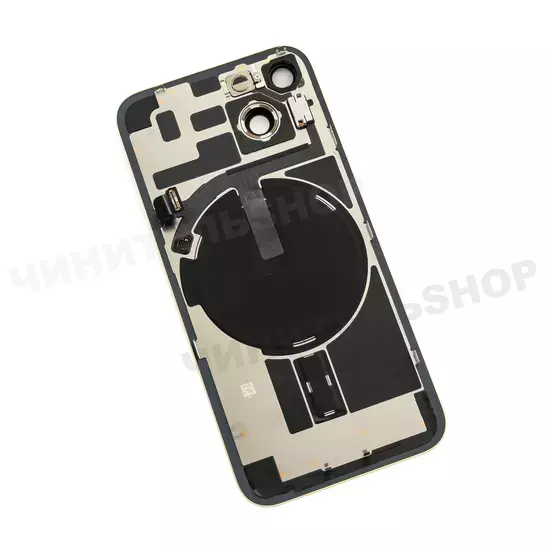 Задняя крышка iPhone 14 (Yellow) со шлейфом