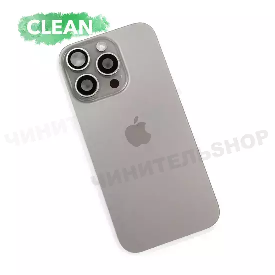 Задняя крышка iPhone 16 Pro Оригинал с разбора Со шлейфом (Clean)