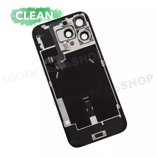 Задняя крышка iPhone 16 Pro Max Оригинал с разбора Со шлейфом (Clean)