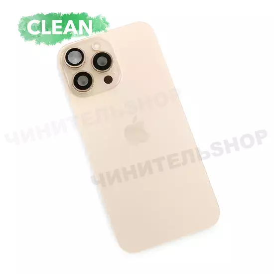 Задняя крышка iPhone 16 Pro Max Оригинал с разбора Со шлейфом (Clean)