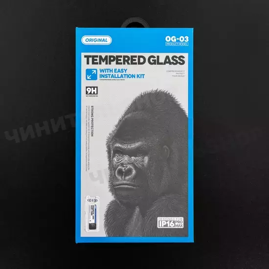 Защитное стекло iPhone 16 Pro Max (БЕЗ РАМОК) с аппликатором