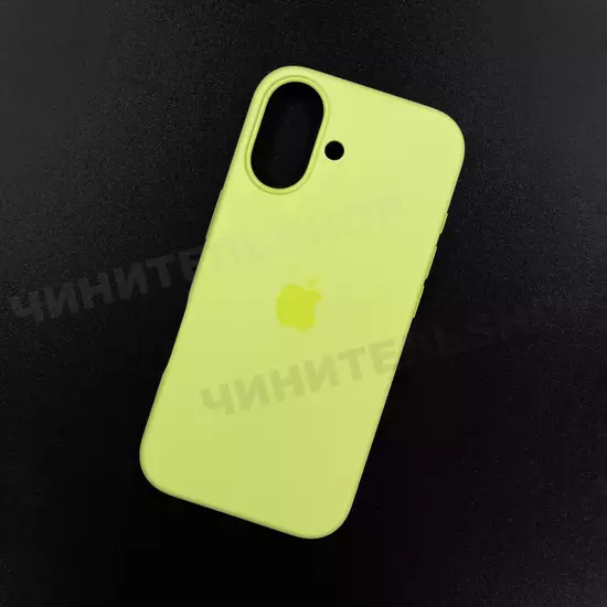 Чехол iPhone 17 Silicone Case (MagSafe) Neon Yellow