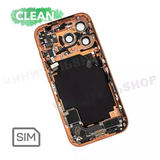 Корпус iPhone 17 Pro в сборе (c физической SIM-картой)