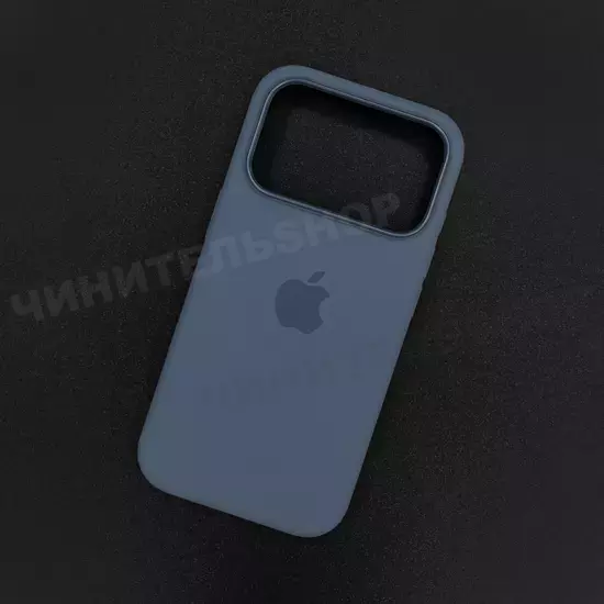 Чехол iPhone 17 Pro Silicone Case (MagSafe) Anchor Blue