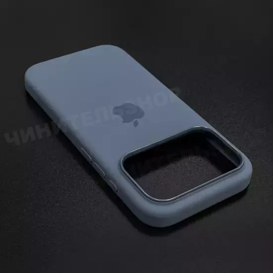 Чехол iPhone 17 Pro Silicone Case (MagSafe) Anchor Blue