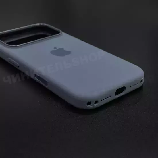 Чехол iPhone 17 Pro Silicone Case (MagSafe + Camera Control) Anchor Blue