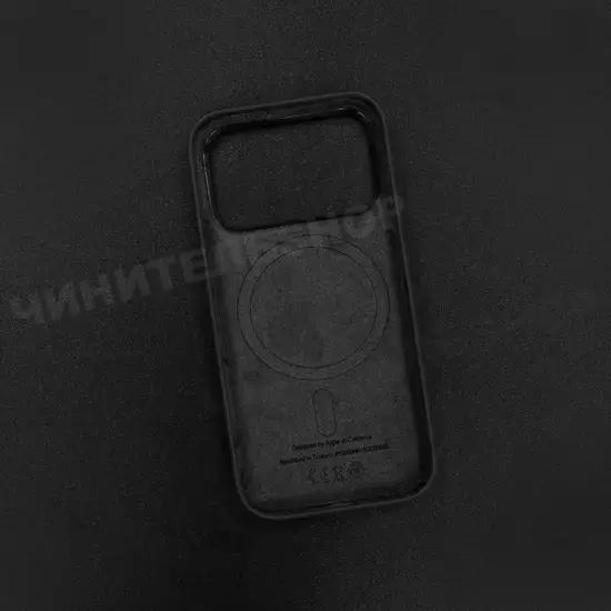 Чехол iPhone 17 Pro Silicone Case (MagSafe) Black