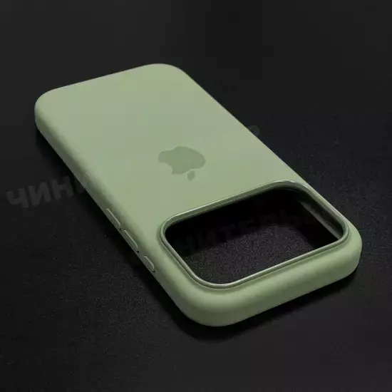 Чехол iPhone 17 Pro Silicone Case (MagSafe) Light Moss