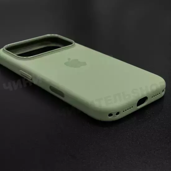 Чехол iPhone 17 Pro Silicone Case (MagSafe + Camera Control) Light Moss