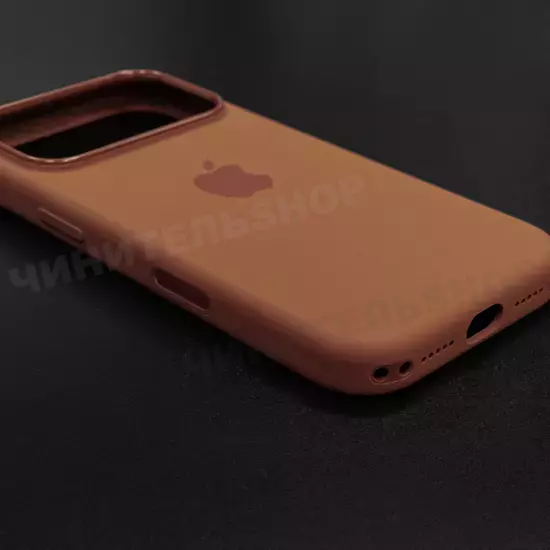 Чехол iPhone 17 Pro Silicone Case (MagSafe + Camera Control) Terra Cota