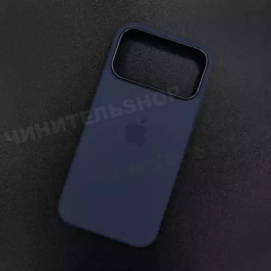 Чехол iPhone 17 Pro Max Silicone Case (MagSafe + Camera Control) Midnight