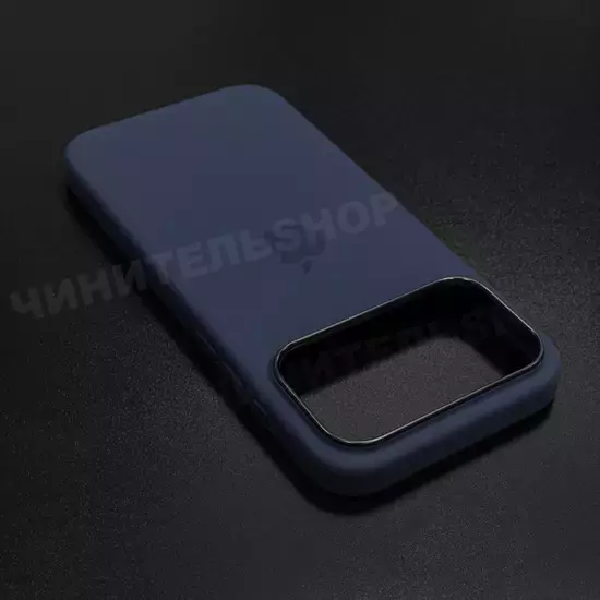 Чехол iPhone 17 Pro Max Silicone Case (MagSafe + Camera Control) Midnight