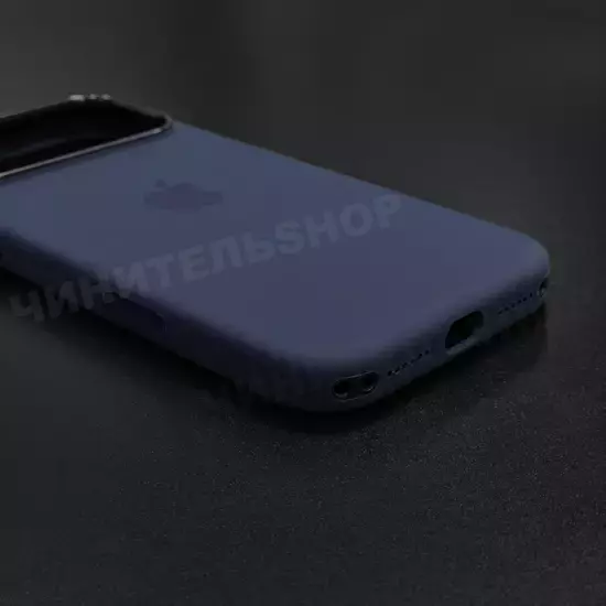 Чехол iPhone 17 Pro Max Silicone Case (MagSafe + Camera Control) Midnight