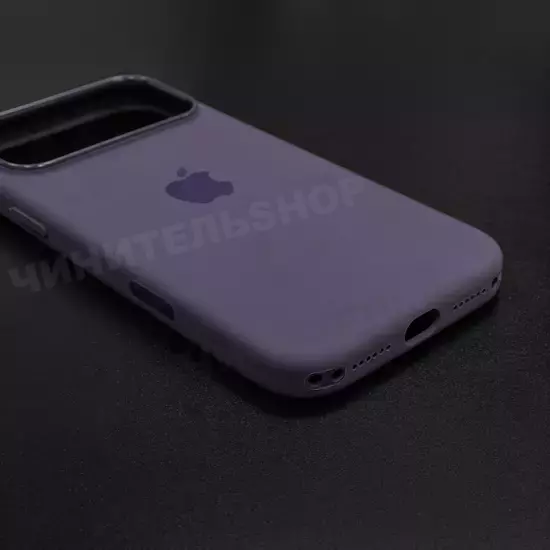 Чехол iPhone 17 Pro Max Silicone Case (MagSafe + Camera Control) Purple Fog