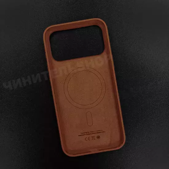 Чехол iPhone 17 Pro Max Silicone Case (MagSafe + Camera Control) Terra Cota