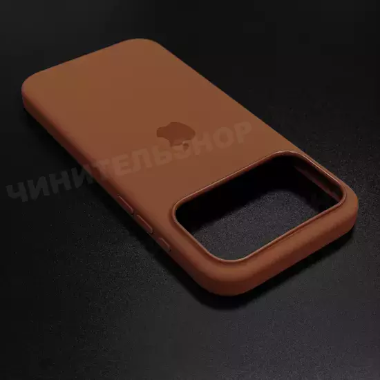Чехол iPhone 17 Pro Max Silicone Case (MagSafe + Camera Control) Terra Cota