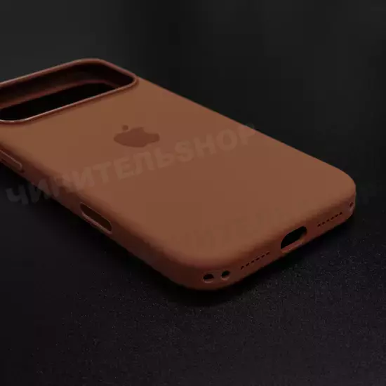 Чехол iPhone 17 Pro Max Silicone Case (MagSafe + Camera Control) Terra Cota