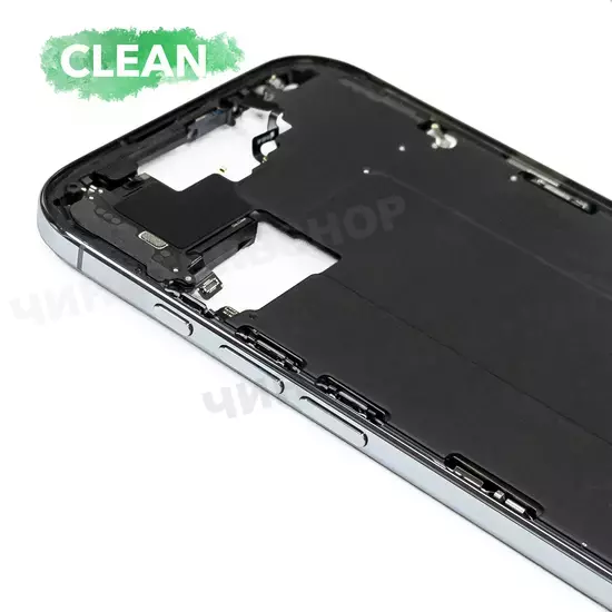 Средняя часть iPhone Air в сборе со шлейфами (Clean)