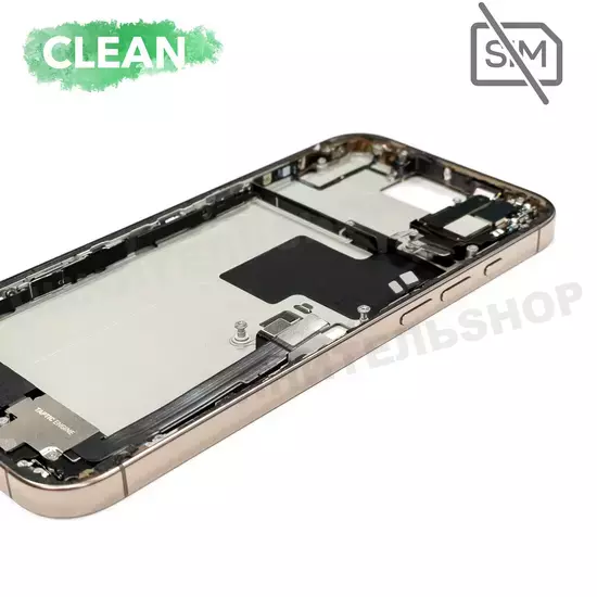 Средняя часть iPhone 16 Pro Max в сборе (без физической SIM-карты) Desert Titanium