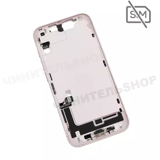 Корпус iPhone 17e в сборе (Soft Pink) (без физической SIM-карты)