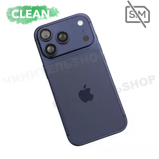 Корпус iPhone 17 Pro в сборе (без физической SIM-карты)
