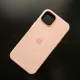 Чехол iPhone 13 Silicone Case (MagSafe) Chalk Pink