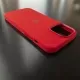 Чехол iPhone 13 Pro Max Silicone Case (MagSafe) Red