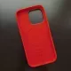 Чехол iPhone 14 Pro Silicone Case (MagSafe) Red