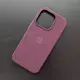 Чехол iPhone 15 Pro FineWoven Case (MagSafe) Mulberry