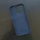 Чехол iPhone 15 Pro Leather Case (MagSafe) Night Blue
