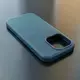 Чехол iPhone 15 Pro Leather Case (MagSafe) Pacific Blue