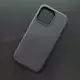Чехол iPhone 15 Pro Max Leather Case (MagSafe) Black