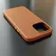 Чехол iPhone 15 Pro Max Leather Case (MagSafe) Cinnamon