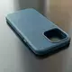 Чехол iPhone 15 Pro Max Leather Case (MagSafe) Pacific Blue