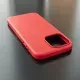 Чехол iPhone 15 Pro Max Leather Case (MagSafe) Red