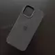 Чехол iPhone 12 Pro Max Silicone Case (MagSafe) Black
