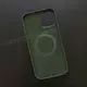 Чехол iPhone 12 Pro Max Silicone Case (MagSafe) Cyprus Green