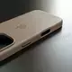 Чехол iPhone 16 Pro Leather Case (MagSafe) Bronze