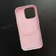 Чехол iPhone 16 Pro Leather Case (MagSafe) Chalk Pink