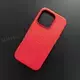 Чехол iPhone 16 Pro Leather Case (MagSafe) Red